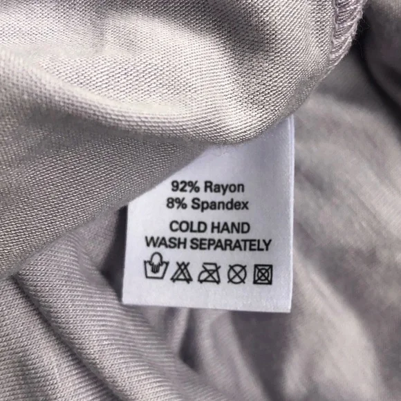 Vertigo Sleeveless Sexy V-Neck Gray & Silver Top Size M - Picture 7 of 8